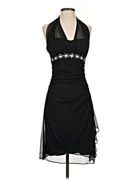 cache dresses cocktail CACHE Vintage 90s Strapless Floral Midi Party Dress