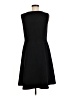 Nine West Solid Black Casual Dress Size 6 - photo 2