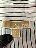 MICHAEL Michael Kors Stripes Ivory 3/4 Sleeve Button-Down Shirt Size XS - photo 7