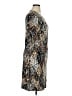 Glamour Animal Print Brown Cocktail Dress Size 16 - photo 4