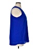 Faith and Joy 100% Polyester Blue Sleeveless Blouse Size XL - photo 4
