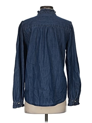Ann Taylor LOFT Long Sleeve Button-Down Shirt (view 2)