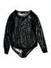 Diana Marco Black Long Sleeve Top Size 14 - photo 2