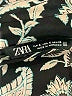 Zara 100% Polyester Paisley Black Casual Dress Size S - photo 7