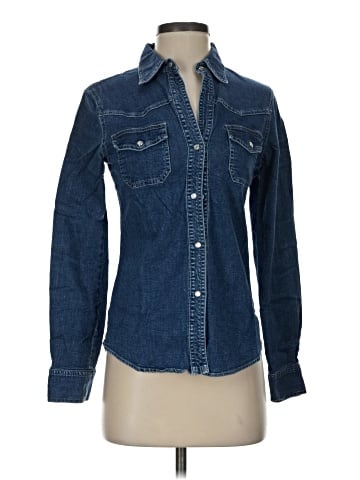 Theory Long Sleeve Button-Down Shirt (view 1)