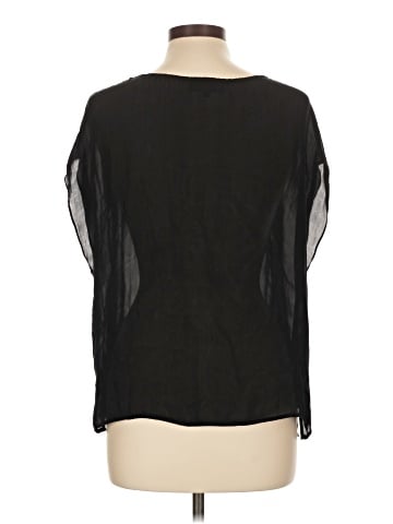 Nili Lotan Short Sleeve Silk Top (view 2)