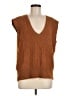 Pinque Brown Sweater Vest Size M - photo 1