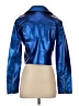 7 For All Mankind 100% Polyurethane Metallic Blue Jacket Size XS - photo 2