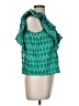 Universal Thread 100% Cotton Green Sleeveless Blouse Size M - photo 4