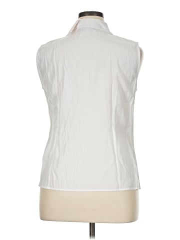 DressBarn Sleeveless Button-Down Shirt (view 2)