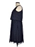 En Focus Studio 100% Polyester Polka Dots Blue Casual Dress Size 6 - photo 5