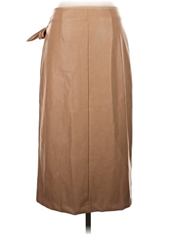 7 For All Mankind Faux Leather Skirt (view 2)