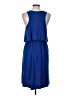 Cato Solid Blue Casual Dress Size L - photo 2