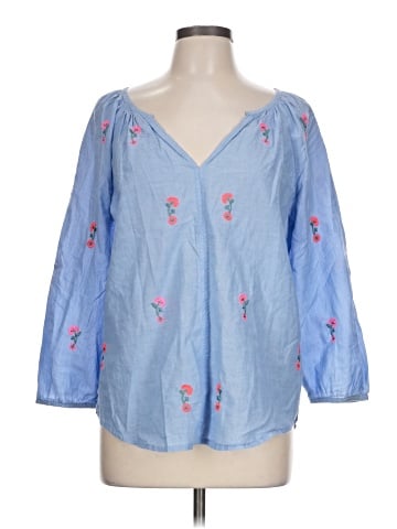 Velvet by Graham & Spencer 3/4 Sleeve Blouse (view 1)