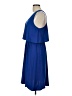 Cato Solid Blue Casual Dress Size L - photo 5