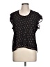 DR2 100% Polyester Black Short Sleeve Top Size L - photo 1
