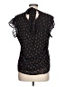 DR2 100% Polyester Black Short Sleeve Top Size L - photo 2