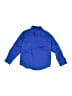Calvin Klein Solid Blue Long Sleeve Button-Down Shirt Size 4T - photo 2