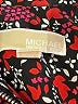 MICHAEL Michael Kors 100% Polyester Floral Red Jacket Size XS - photo 6