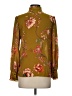 Gibson Latimer 100% Polyester Floral Brown Long Sleeve Blouse Size XS - photo 2