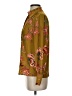 Gibson Latimer 100% Polyester Floral Brown Long Sleeve Blouse Size XS - photo 5