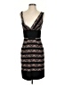 BCBGMAXAZRIA Chevron-herringbone Black Cocktail Dress Size S - photo 1
