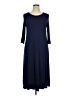 HOTOUCH Solid Blue Casual Dress Size XL - photo 1