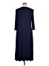 HOTOUCH Solid Blue Casual Dress Size XL - photo 2