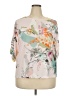 Next 100% Viscose Gray 3/4 Sleeve Blouse Size 20 - photo 1