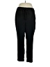 Express 100% Polyester Solid Black Casual Pants Size 16 - photo 1