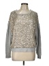 Fifteen Twenty Metallic Silver Pullover Sweater Size L - photo 1