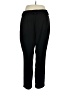 Express 100% Polyester Solid Black Casual Pants Size 16 - photo 2
