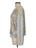 Fifteen Twenty Metallic Silver Pullover Sweater Size L - photo 5
