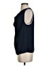 DKNY 100% Polyester Blue Sleeveless Blouse Size S - photo 5