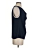 DKNY 100% Polyester Blue Sleeveless Blouse Size S - photo 4