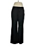 Anne Klein Solid Black Dress Pants Size 14 - photo 1