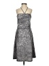 Susana Monaco Metallic Silver Cocktail Dress Size XS (estimated) - photo 1