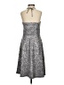 Susana Monaco Metallic Silver Cocktail Dress Size XS (estimated) - photo 2