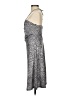 Susana Monaco Metallic Silver Cocktail Dress Size XS (estimated) - photo 5