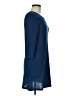 Papillon Solid Blue Casual Dress Size M - photo 4