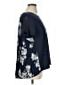 JM Collection Blue Short Sleeve Top Size XL (petite) - photo 4