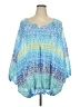 Catherines Blue 3/4 Sleeve Blouse Size 3X - photo 1