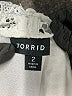 Torrid Ivory Long Sleeve Blouse Size 2X Plus (2) - photo 7