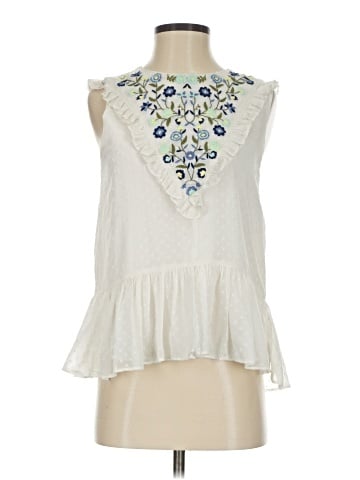 Blue Rain Sleeveless Blouse (view 1)