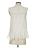Blue Rain 100% Polyester Ivory Sleeveless Blouse Size S - photo 2