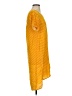 ALTERNATIVE Polka Dots Yellow Casual Dress Size S - photo 4