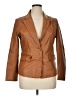 Bagatelle 100% Leather Brown Blazer Size 14 - photo 1