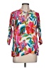 AP.NY Tropical Pink 3/4 Sleeve Blouse Size L - photo 1