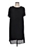 H&M 100% Polyester Solid Black Casual Dress Size L - photo 1