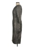 Zara Basic Metallic Silver Cocktail Dress Size M - photo 5